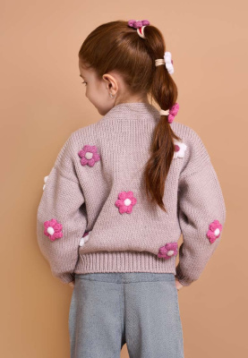 Кардиган с цветами Кардиган с цветами